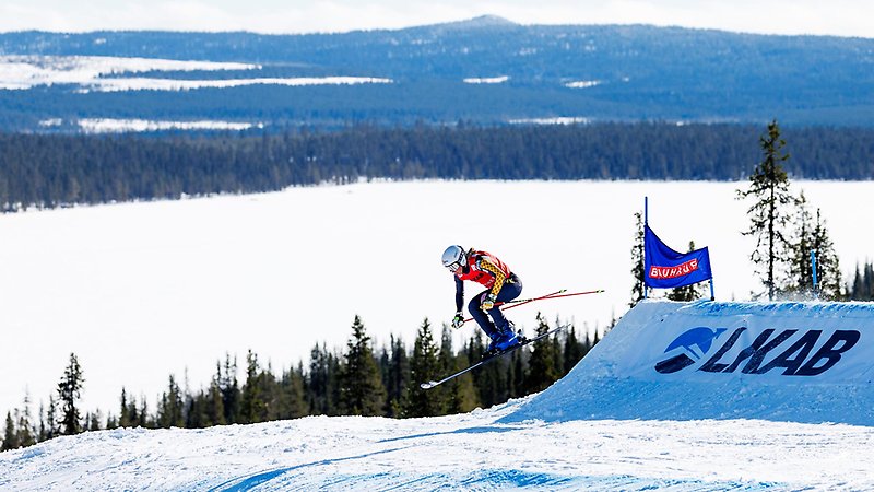Natursköna vyer runt skicrossbanan. Foto: Bildbyrån