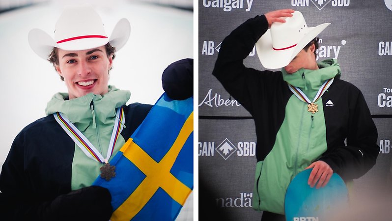 Mille Kåhrström, Härnösands Alpina, under prisceremonin. Foto: Flat_ventures.